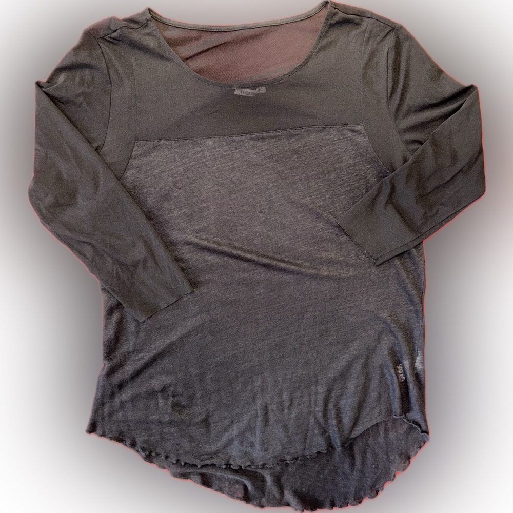 Marseille Asymmetrical Linen Top